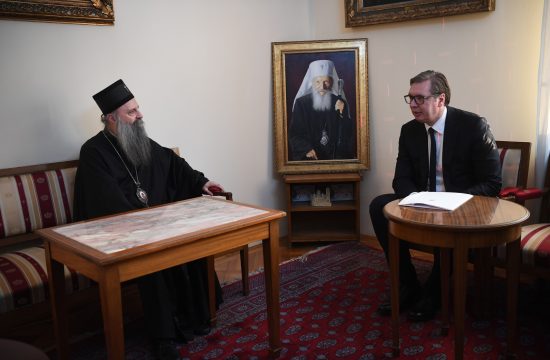 Patrijarh Porfirije i Aleksandar Vučić