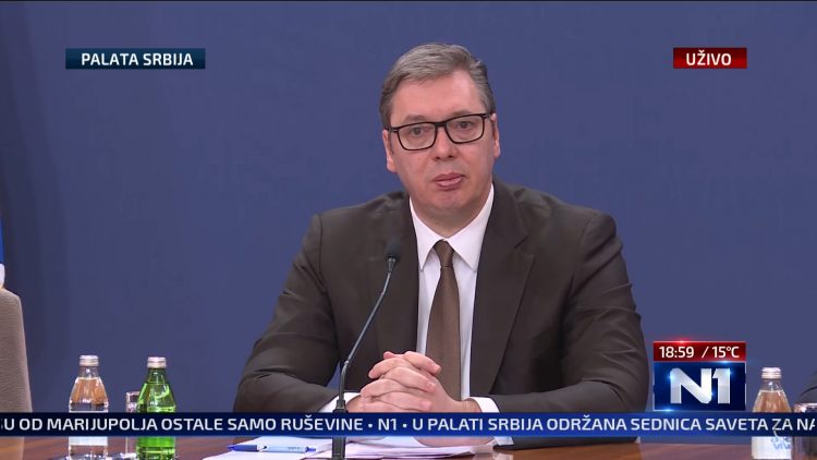 Aleksandar Vučić, obraćanje