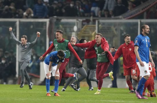 Italija Severna Makedonija utakmica fudbal
