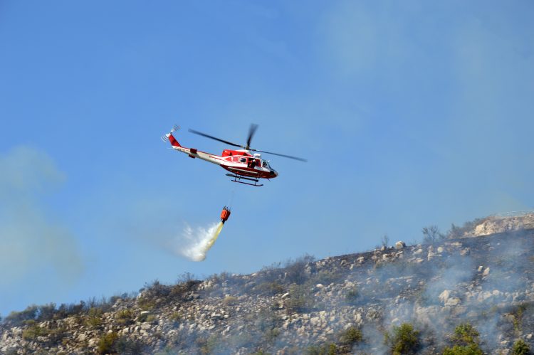 Helikopter, požar, gašenje požara