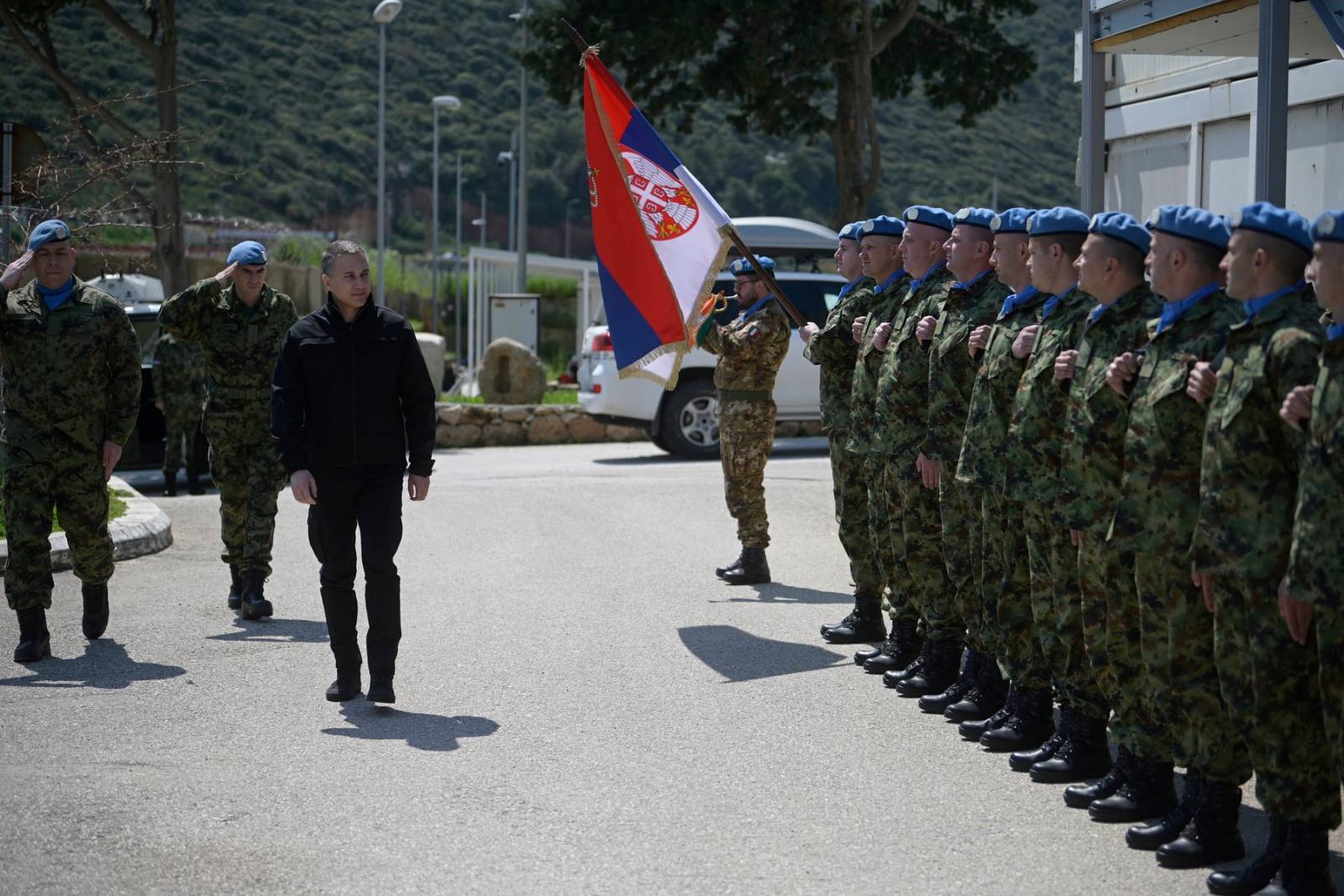 Liban Nebojša Stefanović, UNIFIL, srpski vod za zaštitu snaga u Nakuri