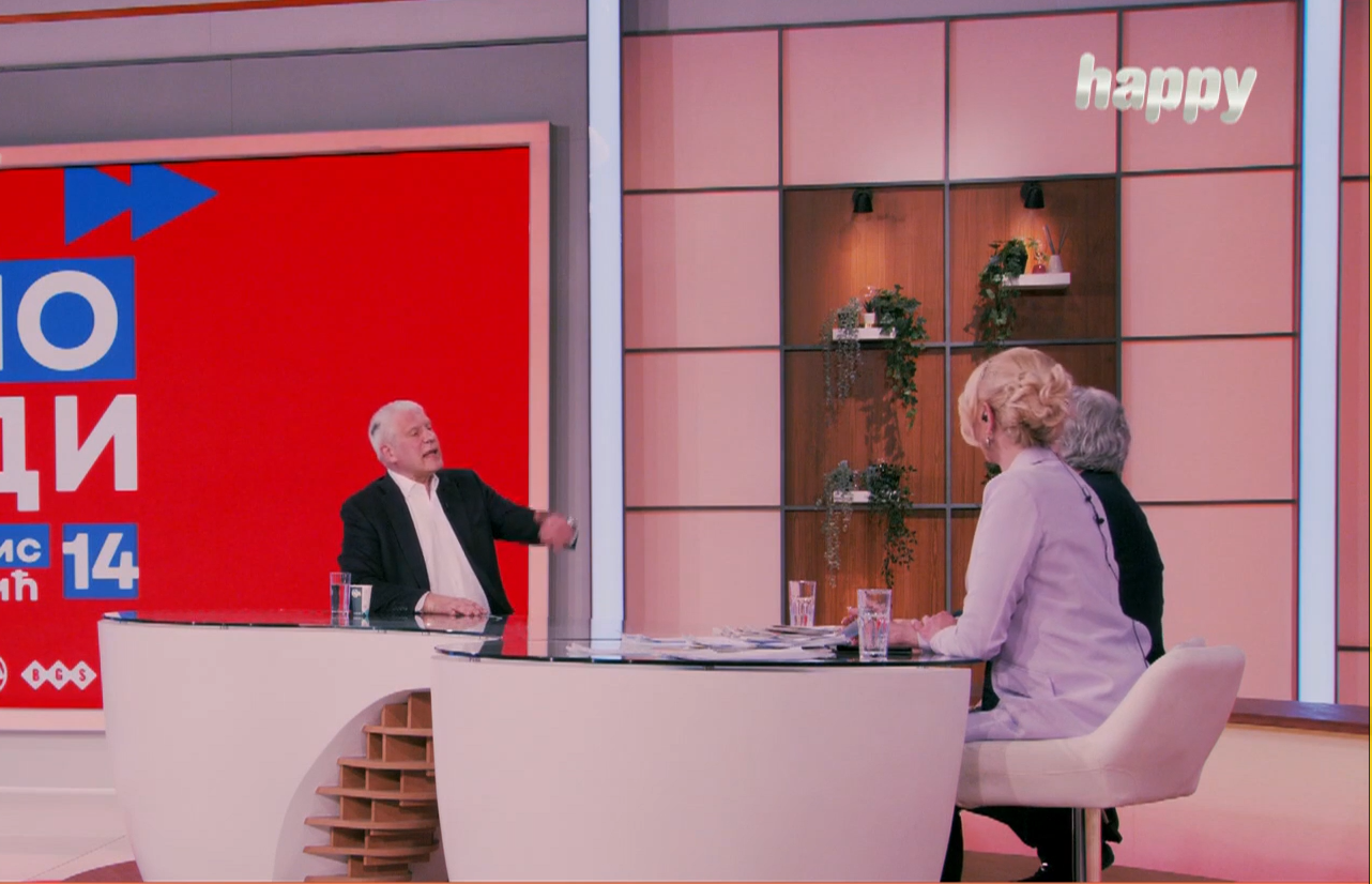 Boris Tadić u jutarnjem programu televizije Happy