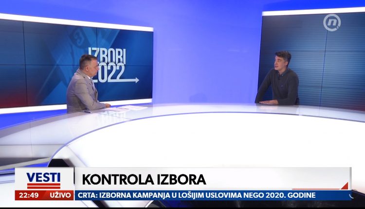 Đorđe Miketić u vestima Newsmax Adria