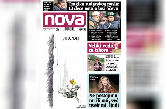 Nova, naslovna za vikend broj, subota nedelja, 02.-03. april 2022. broj 234, dnevne novine Nova, dnevni list Nova Nova.rs