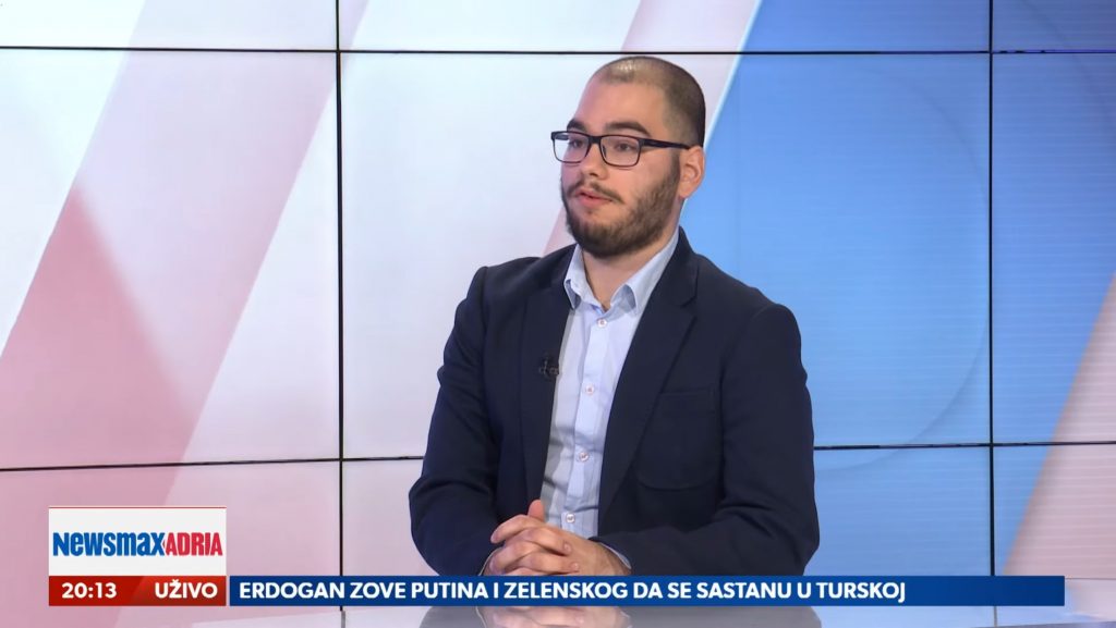 Aleksandar Ivković, istraživač European western Balkans, gost, emisija Pregled dana Newsmax Adria