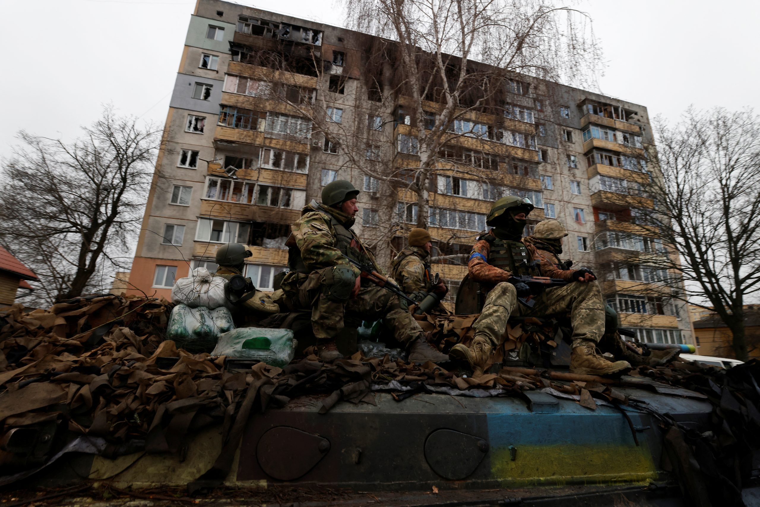 Buča, Ukrajina, rat