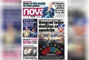 Nova, naslovna za utorak. 05. april 2022. broj 235, dnevne novine Nova, dnevni list Nova Nova.rs
