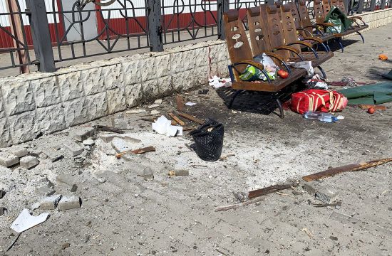 Kramatorsk Ukrajina napad na stanic