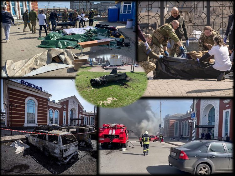 Kramatorsk Ukrajina napad na stanicu