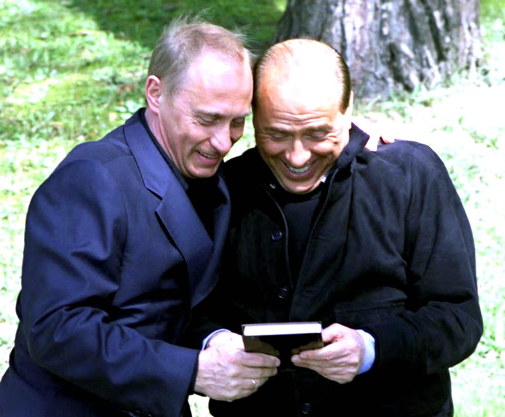 Silvijo Berluskoni i Vladimir Putin