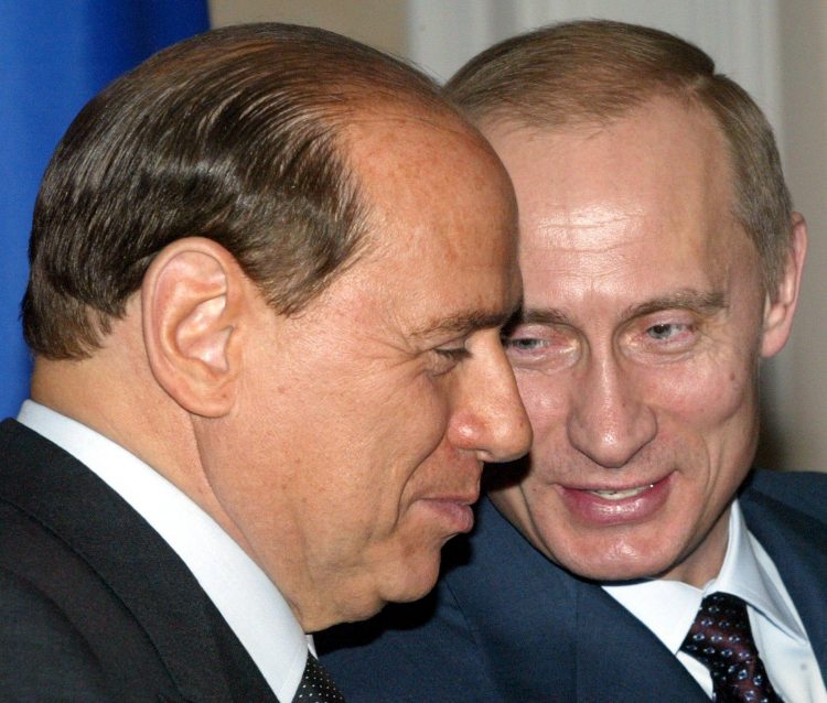 Silvijo Berluskoni i Vladimir Putin