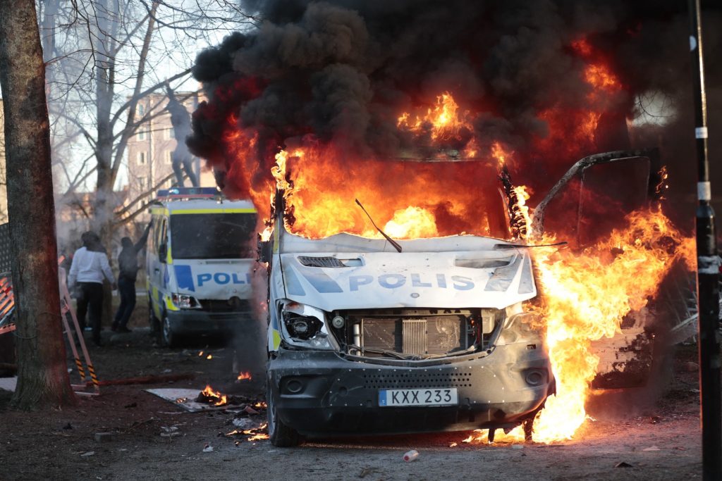 Svedska protest desnicara