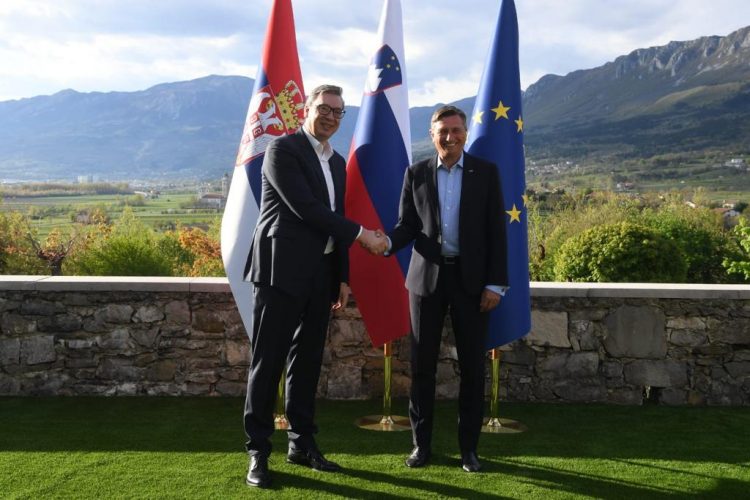 Aleksandar Vucic i Borut Pahor