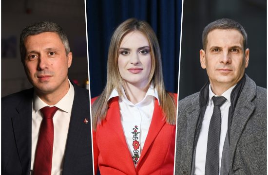 Boško Obradović, Milica Đurđević Stamenkovski i Miloš Jovanović