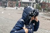 Sneg u Novom Parzaru. Pao sneg u Novom Pazaru, sneg u aprilu