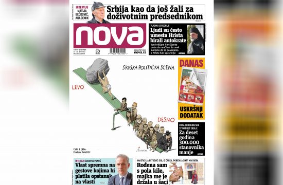 Nova, naslovna za praznični broj, 23.-25- april 2022. broj 252, dnevne novine Nova, dnevni list Nova Nova.rs
