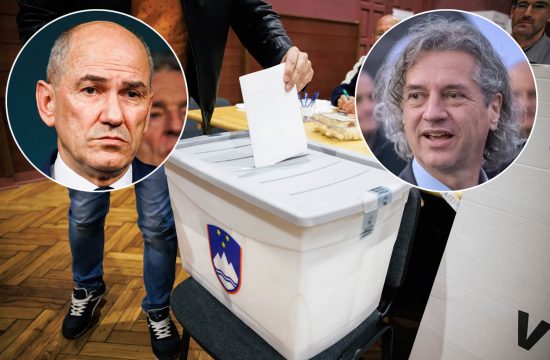 Slovenija, glasanje, izbori, Janez Janša, Robert Golob