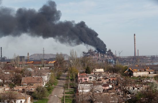 Ukrajina, Marijupolj čeličana dim