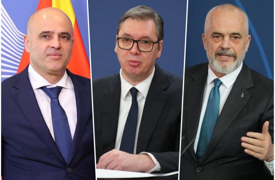 Dmitar Kovačevski, Aleksandar Vučić i Edi Rama