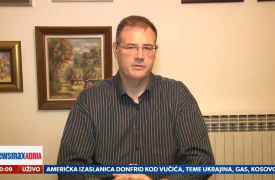Milan Igrutinović, gost, emisija Pregled dana Newsmax Adria