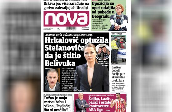 Nova, naslovna za sredu. 28. april 2022. broj 255, dnevne novine Nova, dnevni list Nova Nova.rs