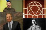 Vladimir Zelenski, Sergej Lavrov, Adolf Hitler, Davidova zvezda