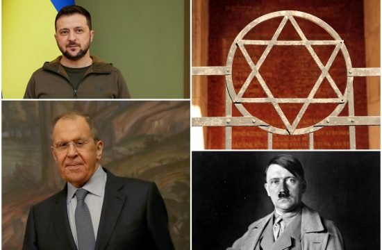 Vladimir Zelenski, Sergej Lavrov, Adolf Hitler, Davidova zvezda