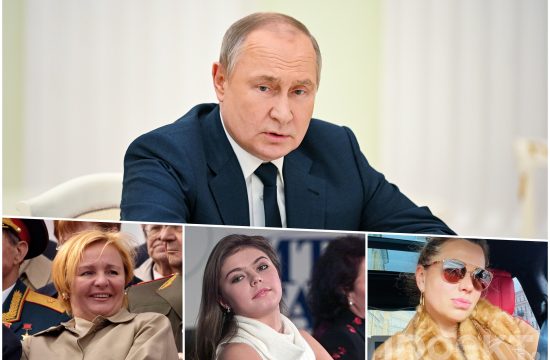 Vladimiri Putin, Ljudmila Putin, Alina Kabajeva, Svetlana Krivonogi
