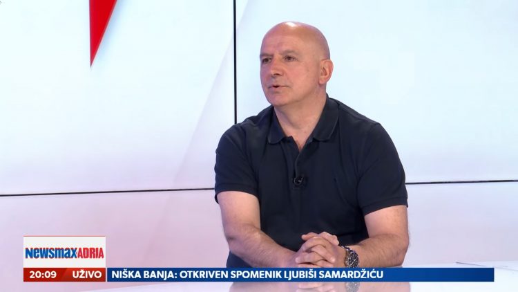 Ratko Ristić, gost, emisija Pregled dana Newsmax Adria