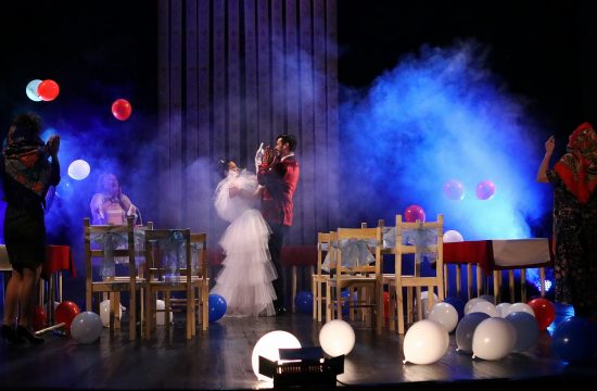 Predstava Violina, daire i pegla, Šabačko pozorište