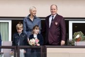 Princeza Šarlin i princ Albert od Monaka sa decom