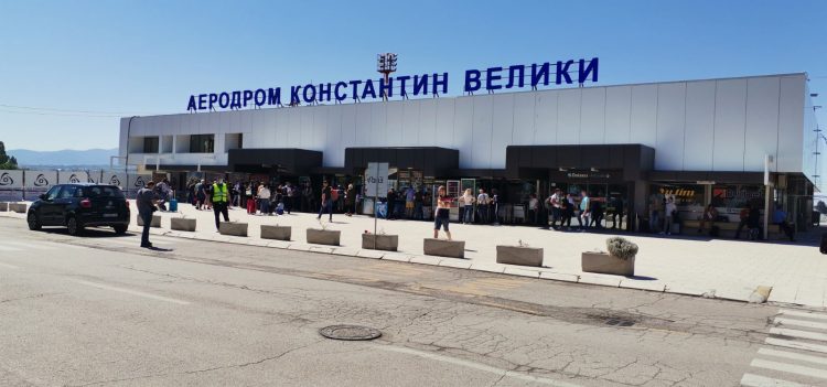 Niš Aerodrom Konstantin Veliki, zgrada, ulaz, dojava o bombi, bomba