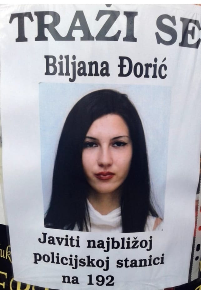 Biljana Đorić, Biljana Djorić, nestala pre nepunih sedam godina