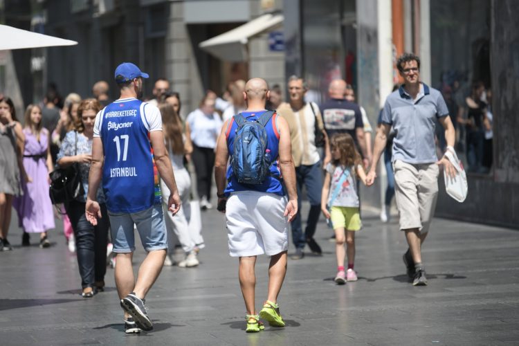 Beograd Evroliga, Euroliga, Euroleague, košarka, navijači Knez Mihailova