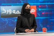 Avganistan, televizija, voditeljka, pokriveno lice, hidžab