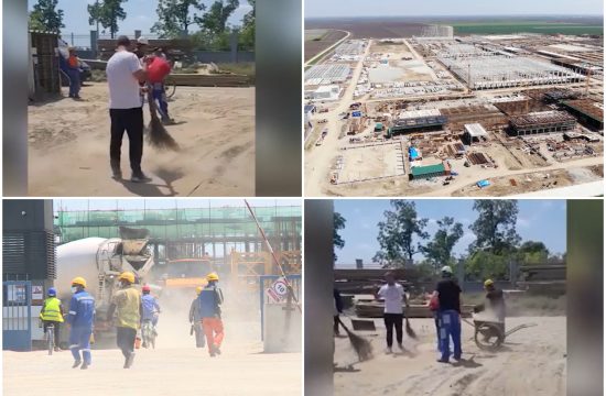 Radnici Linglonga: Na 36 stepeni bez vode, da li je ovo logor ili gradilište
