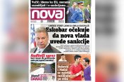 Naslovna strana dnevnih novina Nova za sredu 01. jun 2022. godine