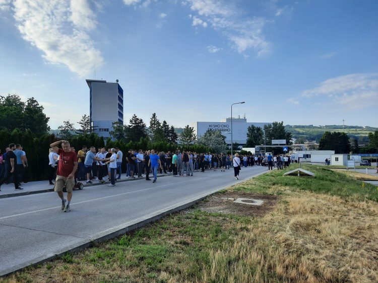 Kragujevac, Fijat, Fiat, protest, blokada fabrike, fabrika