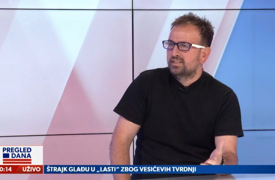 Jeton Neziraj, gost, emisija Pregled dana Newsmax Adria