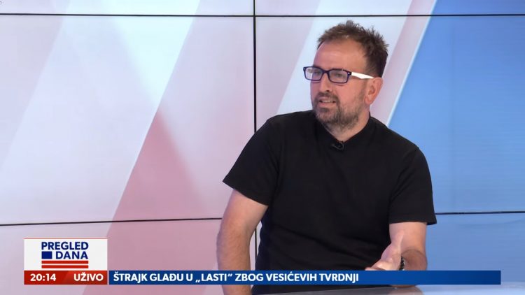 Jeton Neziraj, gost, emisija Pregled dana Newsmax Adria