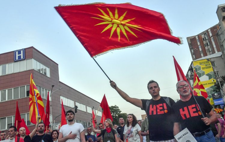 Makedonija Skoplje protest