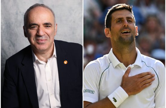 Gari Kasparov i Novak Đoković