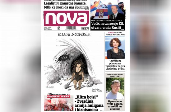 Nova, naslovna za subotu i nedelju, vikend broj, vikend izdanje, 16.-17. jul 2022. broj 322, dnevne novine Nova, dnevni list Nova Nova.rs