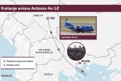avion Ukrajina Niš Grčka pad Antonov Bangladeš