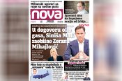 Nova, naslovna za utorak 19. jul 2022. broj 323, dnevne novine Nova, dnevni list Nova Nova.rs