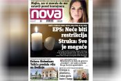 Nova, naslovna za četvrtak 21. jul 2022. broj 326, dnevne novine Nova, dnevni list Nova Nova.rs