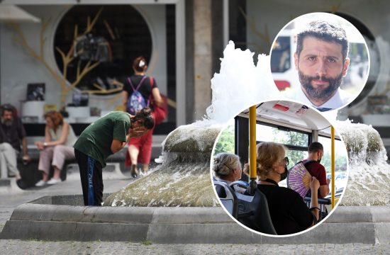 Vrućine, vrućina, Aleksandar Šapić, GSP, autobus, gradski prevoz