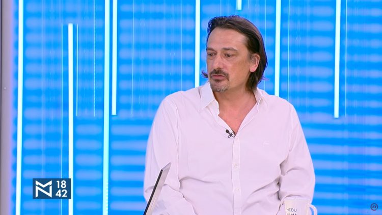 Filip Rodić, novinar. Emisija Među nama, Medju nama Nova S