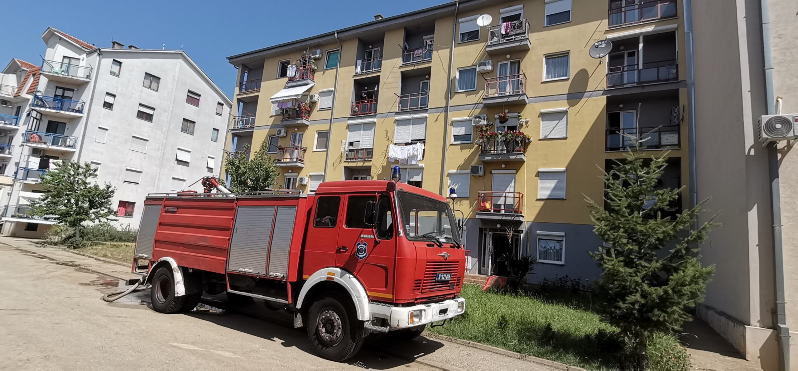 Niš, naselje u Nišu, požar