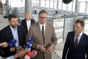 Aleksandar Šapić, Aleksandar Vučić i Siniša Mali Beograd na vodi